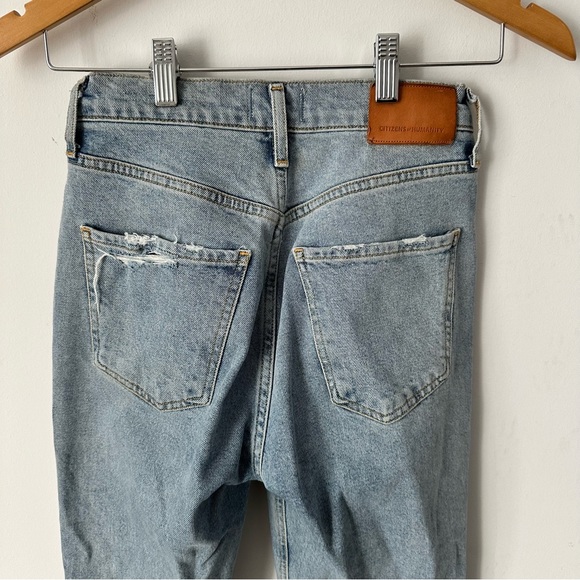 Sz 24 Aritzia CITIZENS OF HUMANITY Rocket Crop High Rise Skinny Jeans - Picture 6 of 11